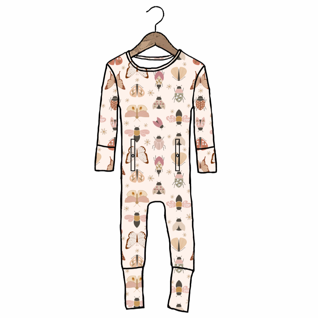 Buzzy Belle Adaptive Tube Access Day to Night Romper