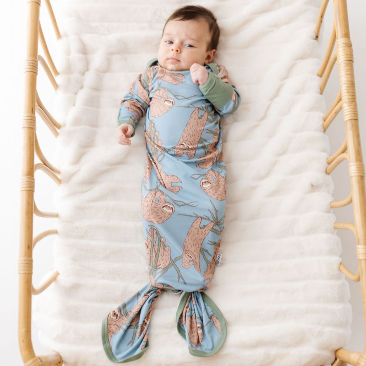 Don't Hurry, Be Happy Knotted Gown & Beanie