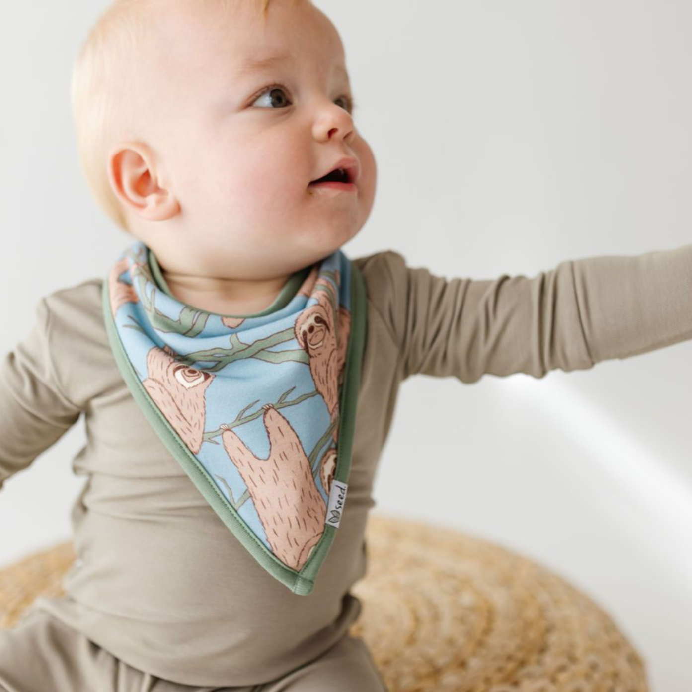 Don't Hurry, Be Happy Bandana Bib