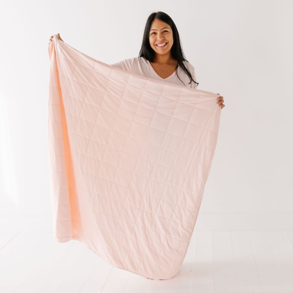 Carnation Ribbed Luxe Plush Nuzzle