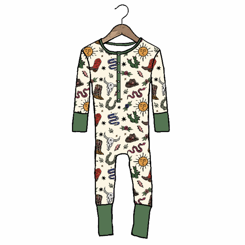 High Noon At Your Leisure Snap Down Adult Romper