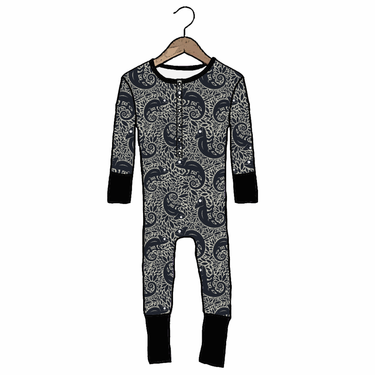 Blending In At Your Leisure Snap Down Adult Romper