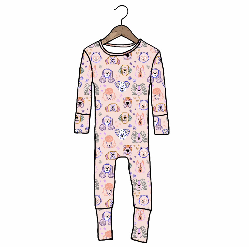 Puppy Parade Day to Night Romper Luxe Edition | Cotton Bamboo Blend