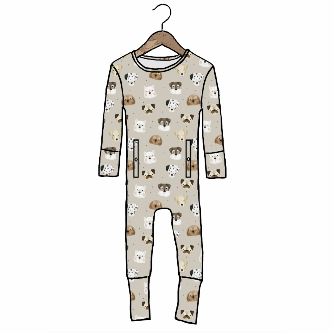 Pooch Pals Tube Access Day to Night Romper Luxe Edition | Cotton Bamboo Blend