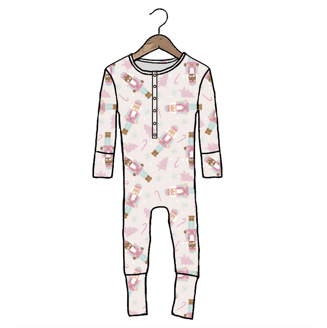 Sugar Plum Soldiers At Your Leisure Snap Down Adult Romper Luxe Edition | Cotton Bamboo Blend