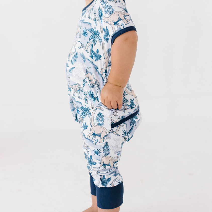 Jurassic Jungle Short Long Romper