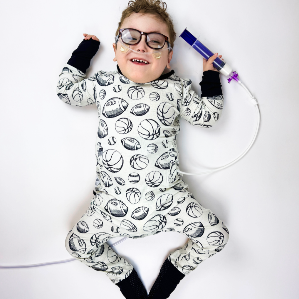 Play Ball Tube Access Day to Night Romper