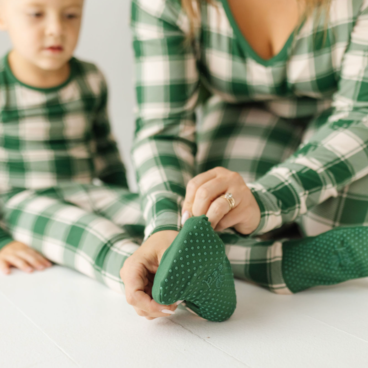 Forest Fir All Wrapped Up Kid's Two Piece Jammie Set