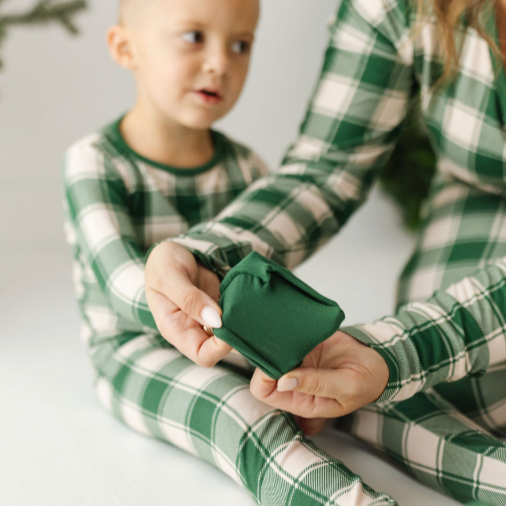 Forest Fir All Wrapped Up Kid's Two Piece Jammie Set