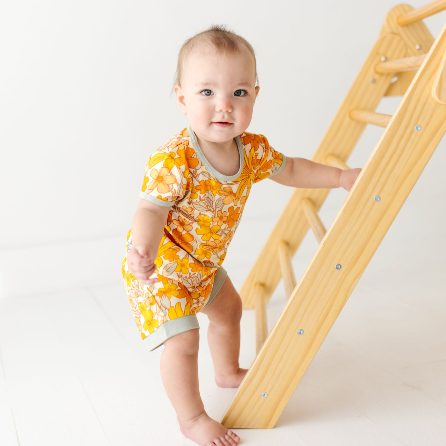 Fallin' for Blooms Shorty Romper