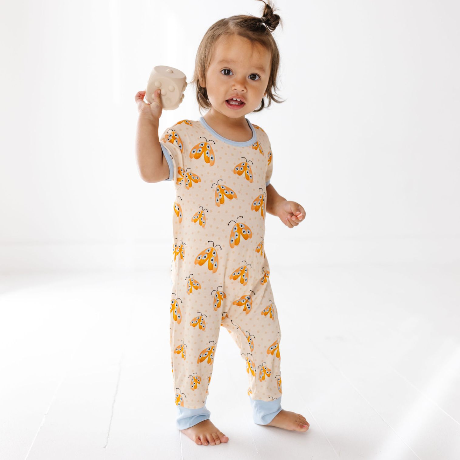 Twinkle Bug Short Long Romper