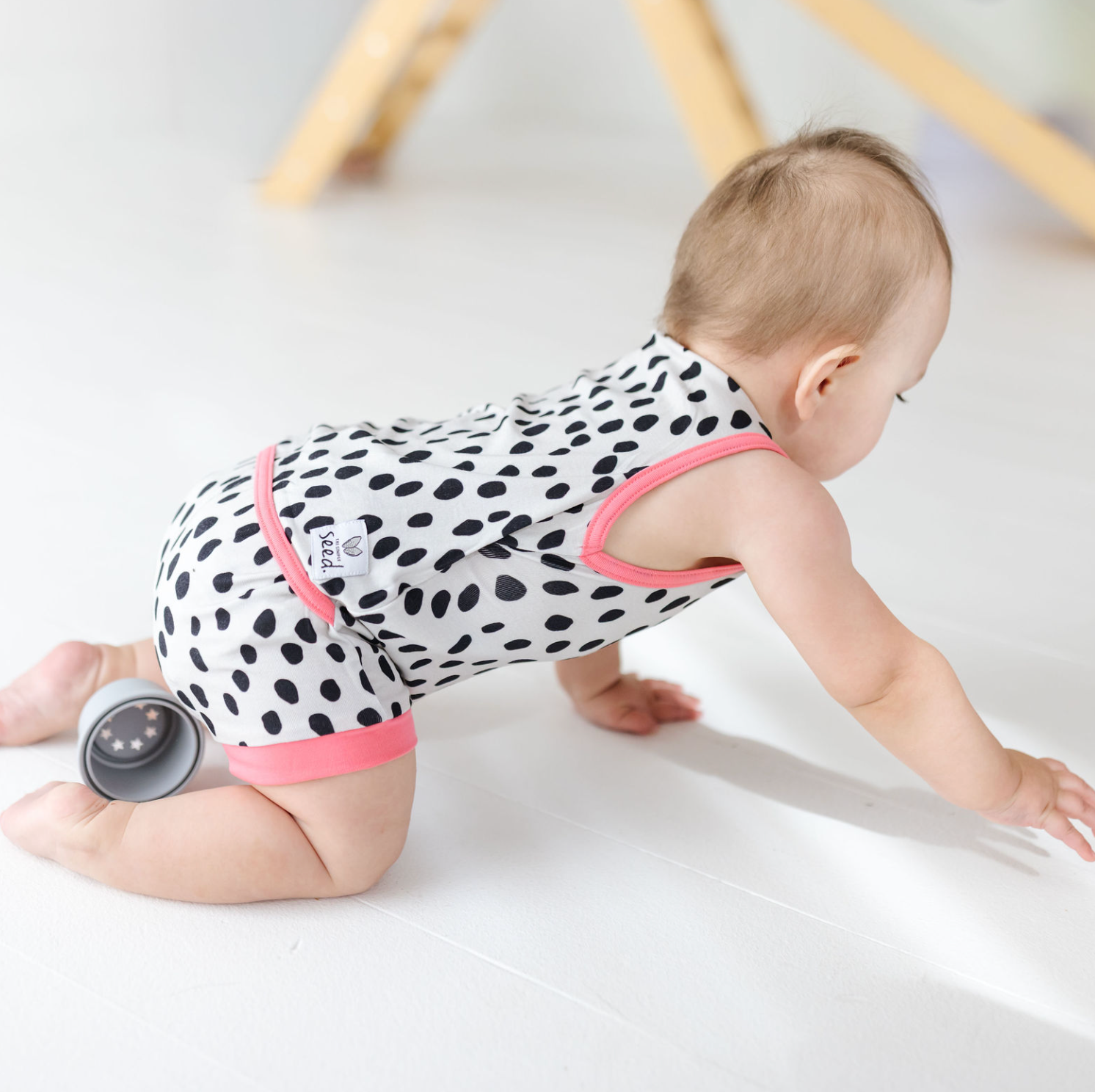 Pebbles Sleeveless Shorty Romper
