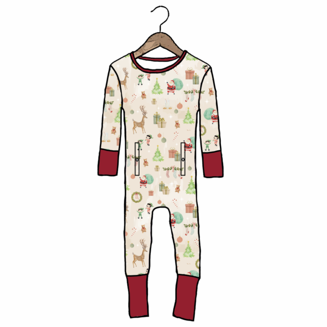 Jolly Jingles Adaptive Tube Access Day to Night Romper