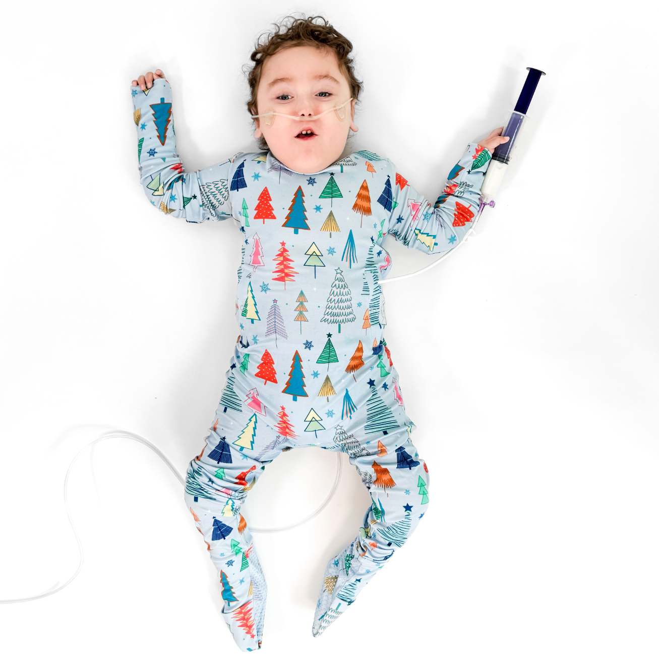 Tinsel Twist Adaptive Tube Access Day to Night Romper