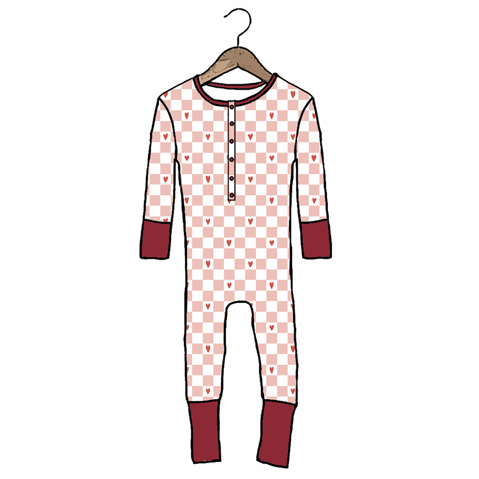 Love, Always At Your Leisure Snap Down Adult Romper