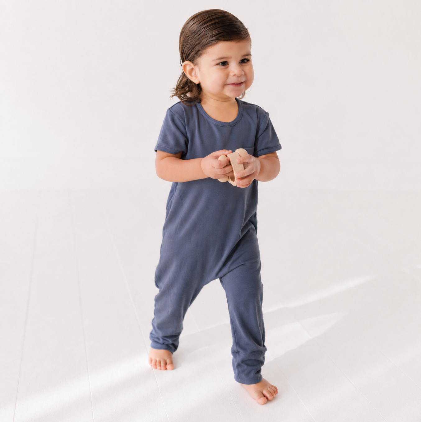 Storm Short Long Romper Luxe Edition | Cotton Bamboo Blend