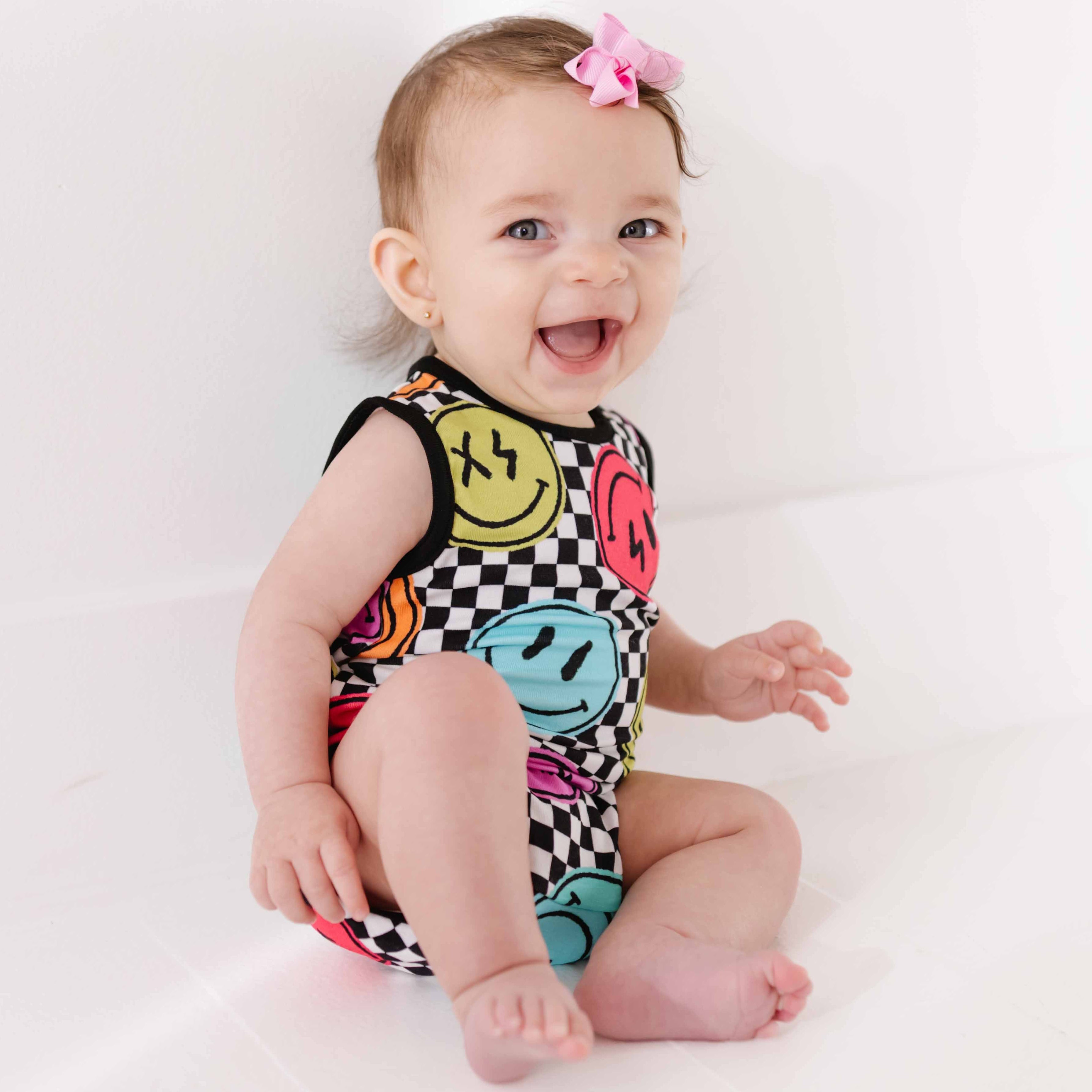 Check Your Mood Snuggle Bug Sleeveless Bodysuit