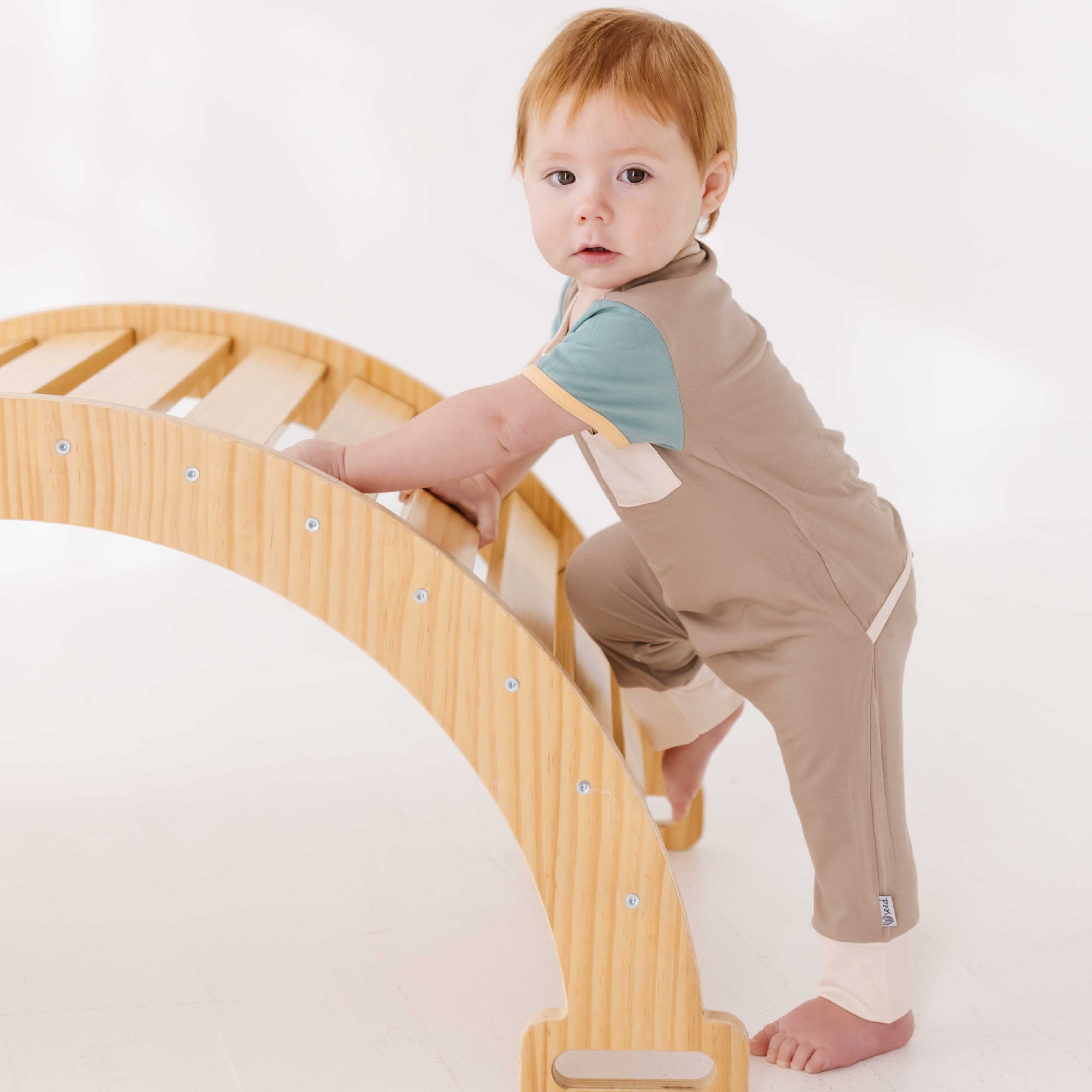 Moss and Mellow Short Long Romper