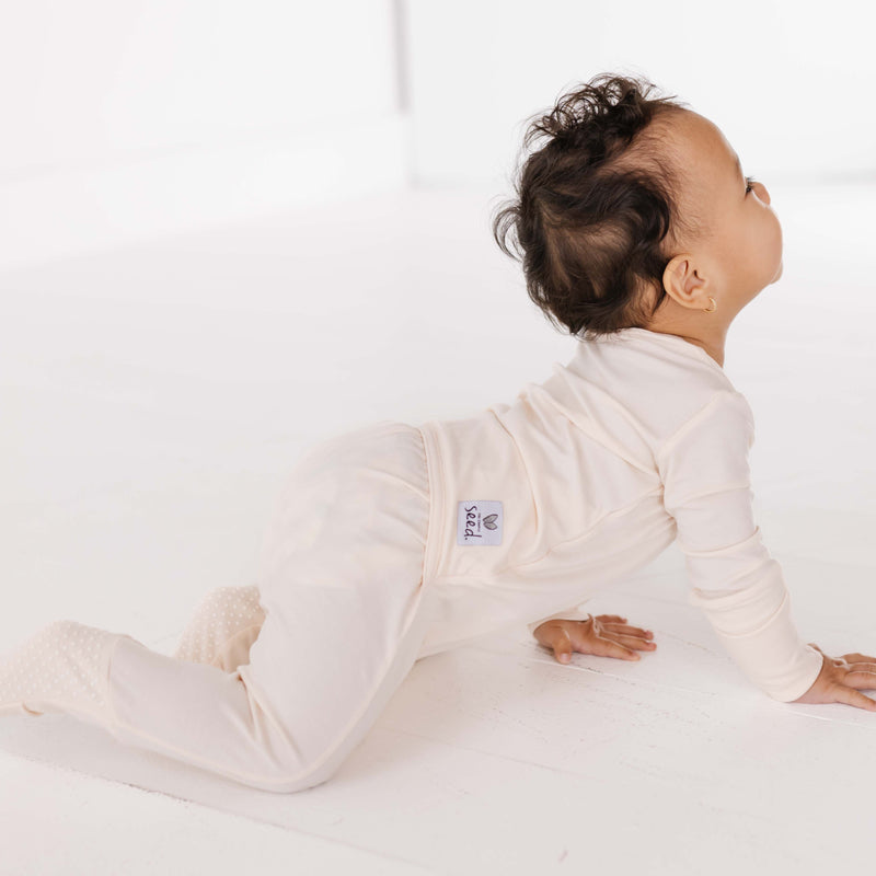 Oatmilk Day to Night Romper Luxe Edition | Cotton Bamboo Blend