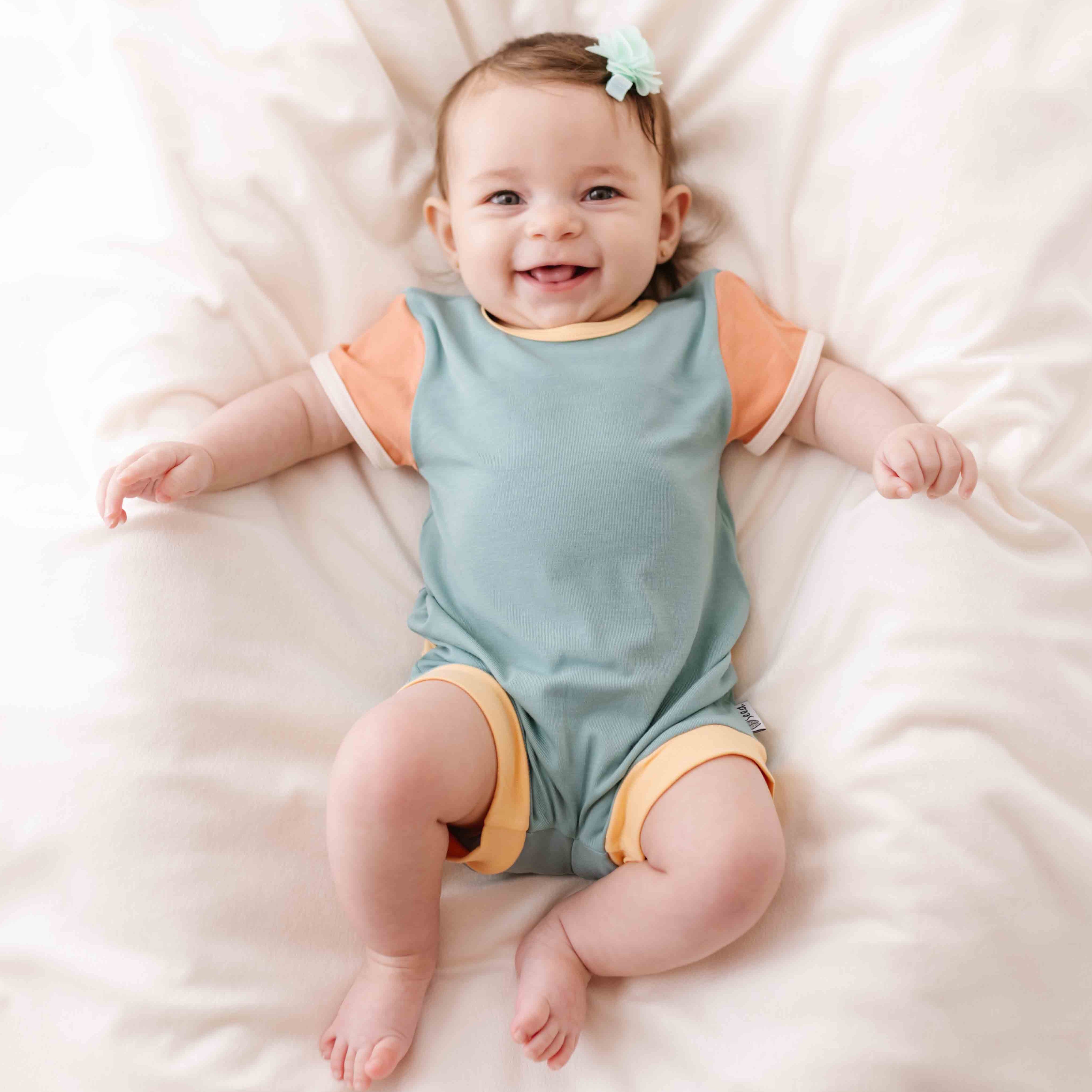 Blush and Breeze Shorty Romper