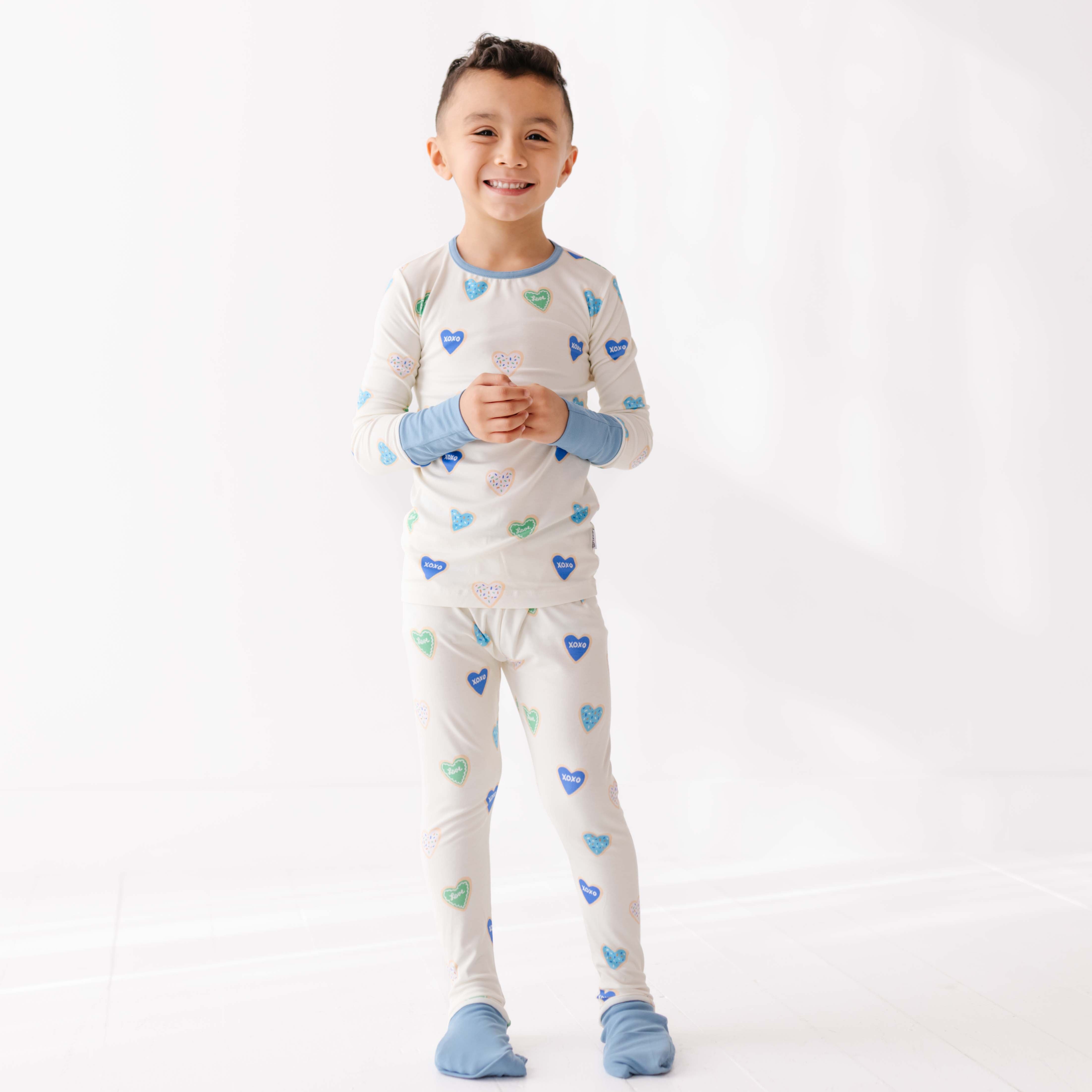 Be Mine All Wrapped Up Kid's Two Piece Jammie Set