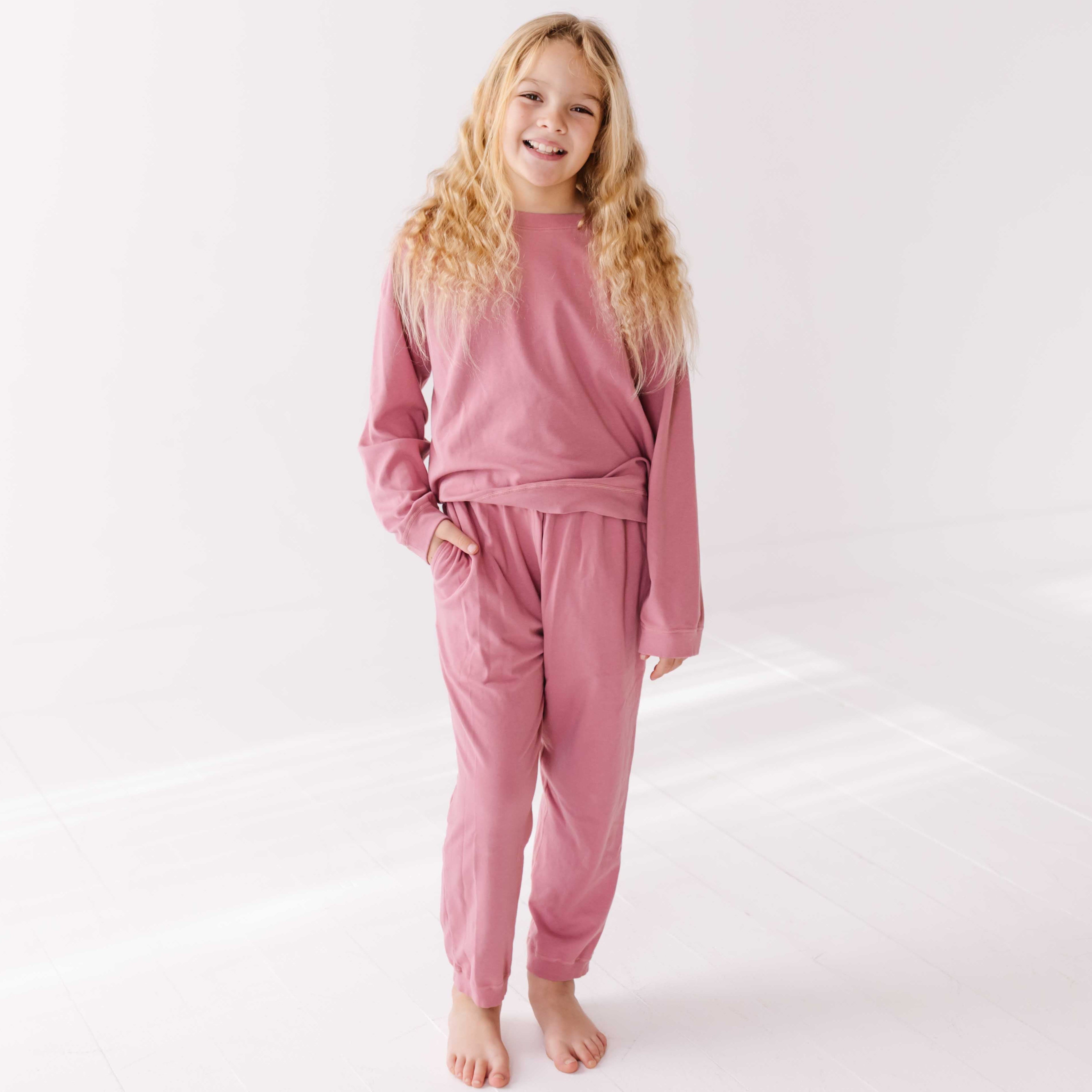 Dusty Rose Calm Cloud Kid's Set