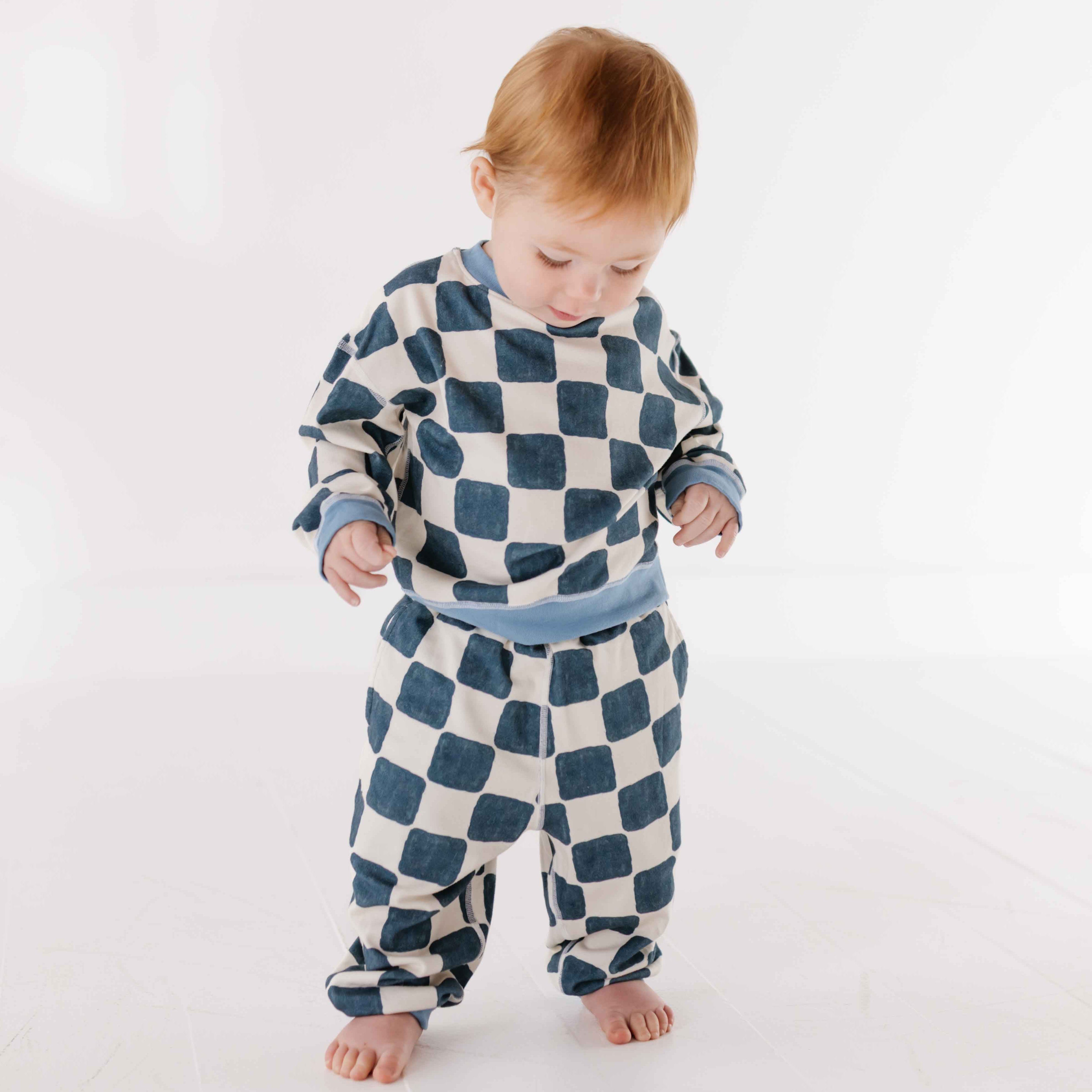 Checker Me Out Calm Cloud Set