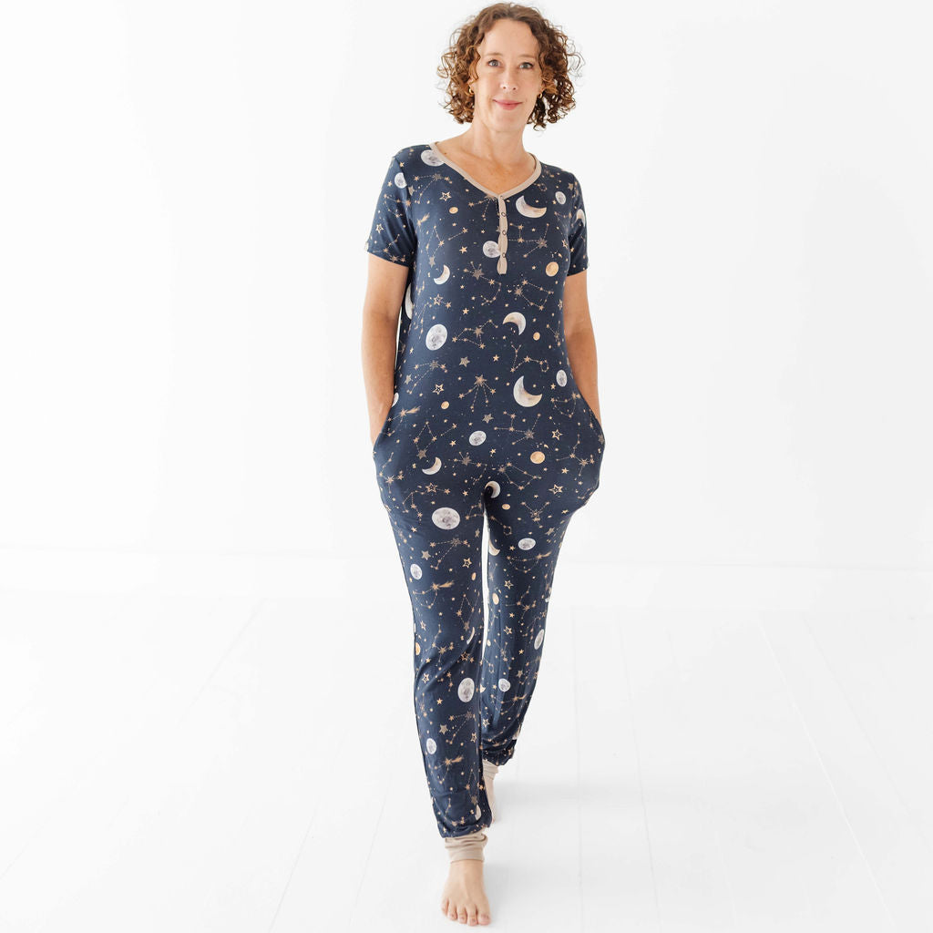 Starry Night At Your Leisure Adult Short Long Romper