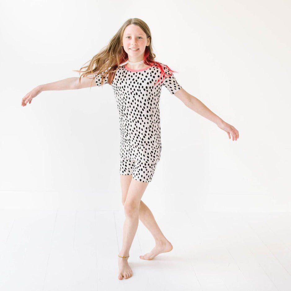 Pebbles Two Piece Kid's Short Jammie Set (6-12/14)