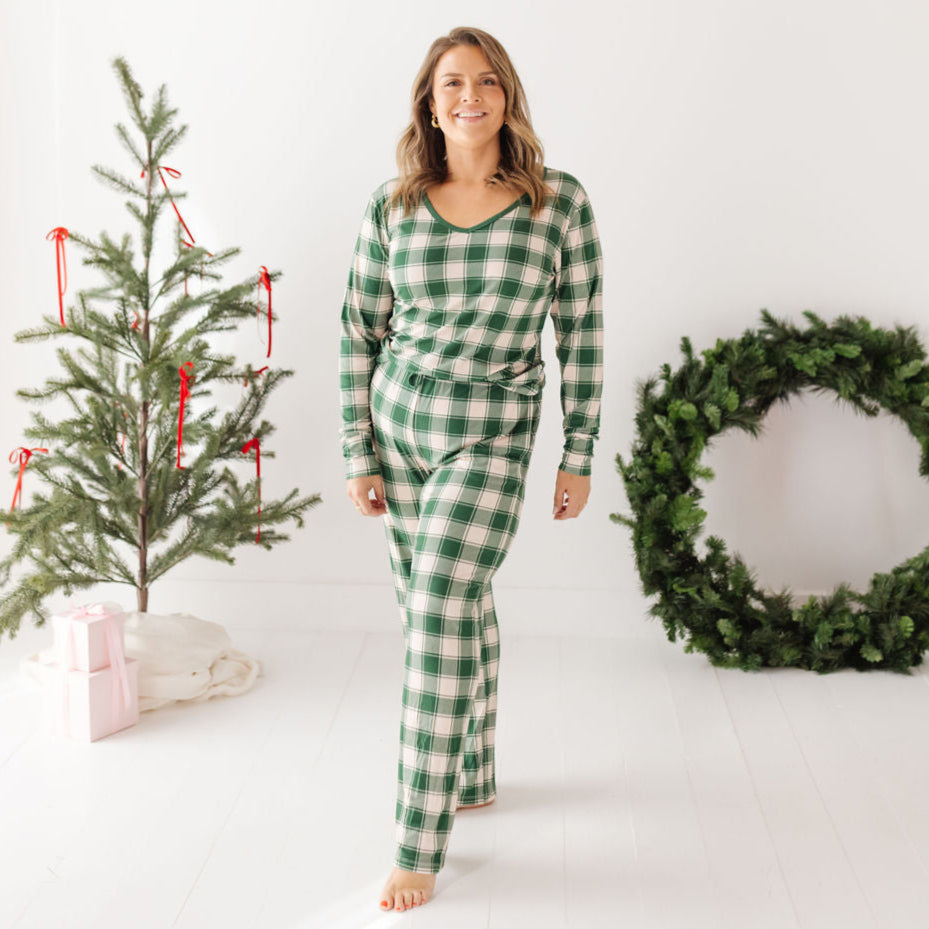 Forest Fir Women's Long Sleeve Two Piece Set