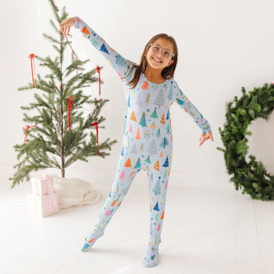 Tinsel Twist Kid's Day to Night Romper