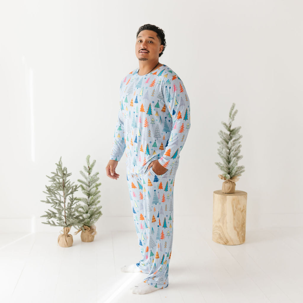 Tinsel Twist Men's Long Sleeve Two Piece Set