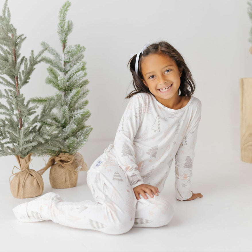 Snow Kissed Pines Kid's Day to Night Romper