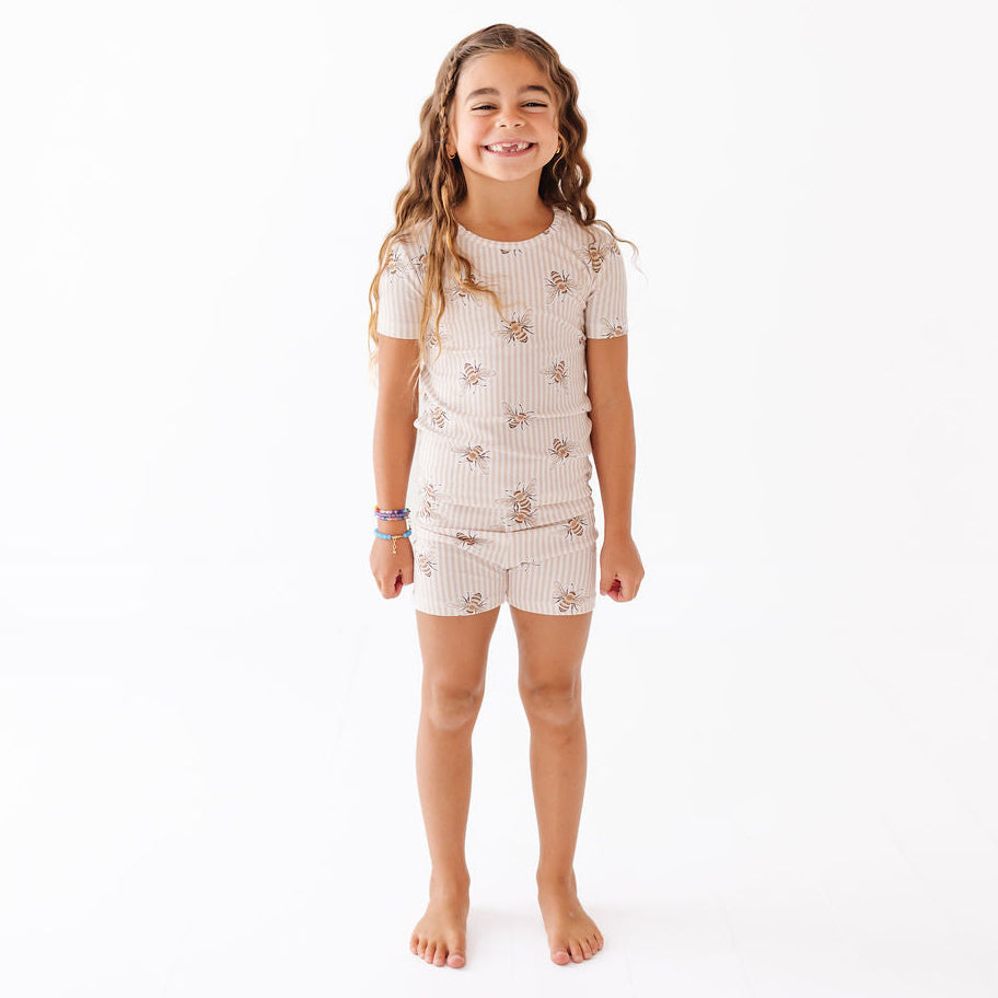 Bee Sweet All Wrapped Up Kid's Short Two-Piece Set