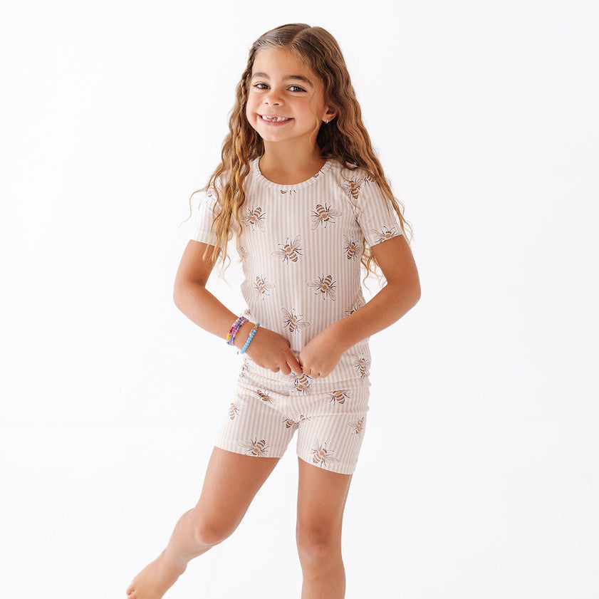 Bee Sweet All Wrapped Up Kid's Short Two-Piece Set