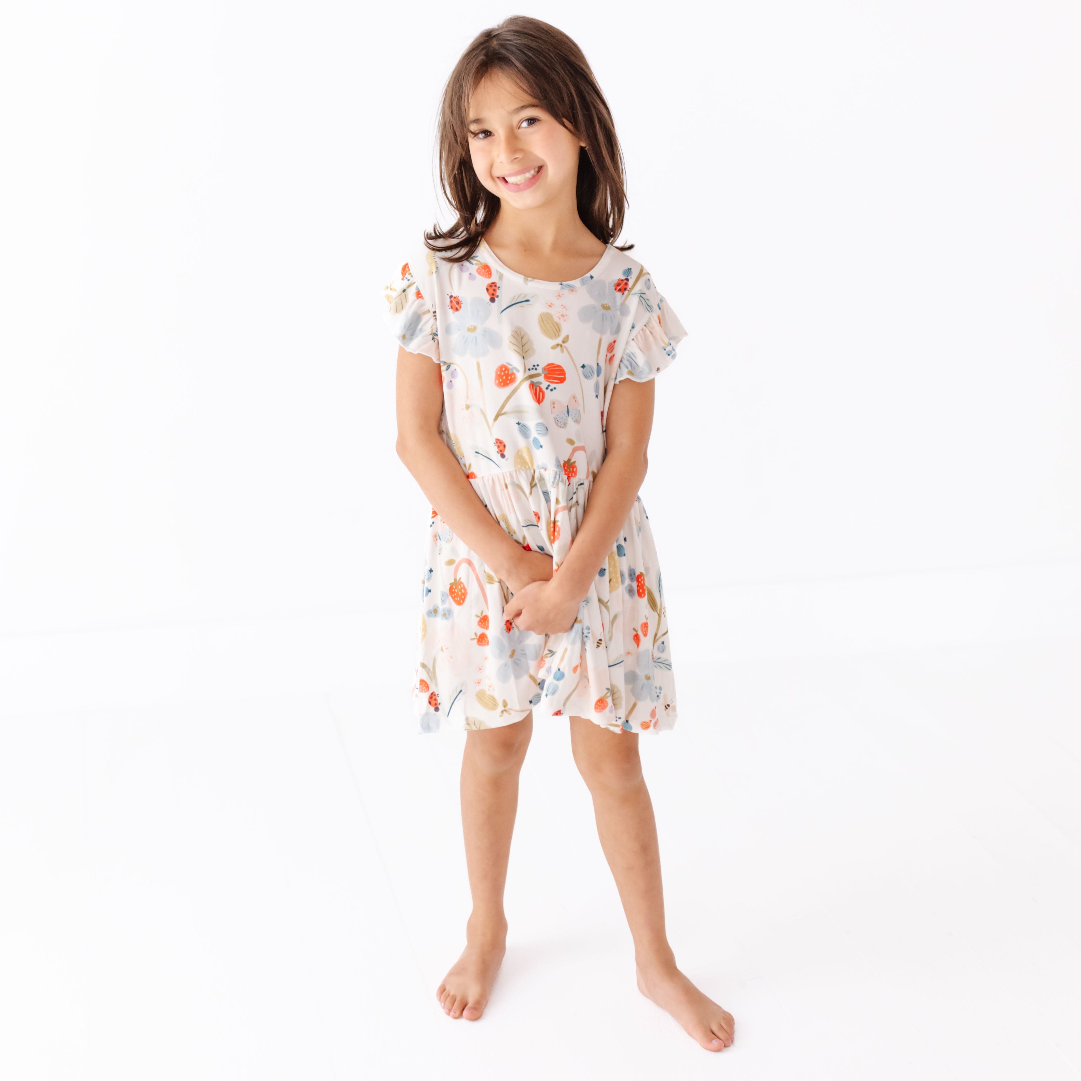 Sweet Meadow Twirl Dress & Shorts Kid