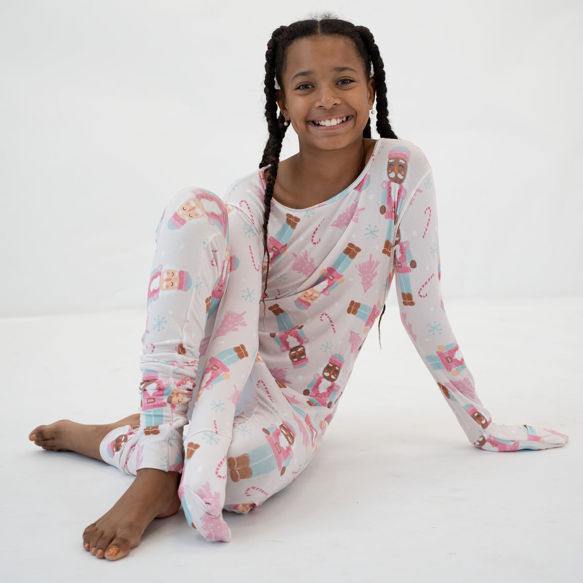 Sugar Plum Soldiers Kid's Day to Night Romper Luxe Edition | Cotton Bamboo Blend