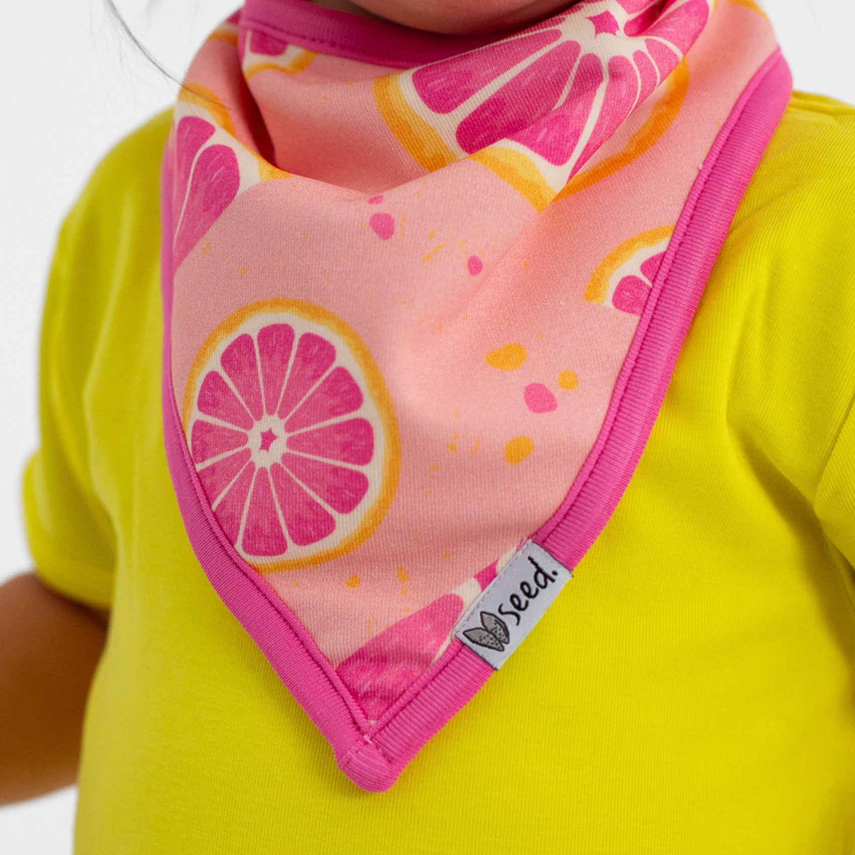 Grapefruit For You Bandana Bib