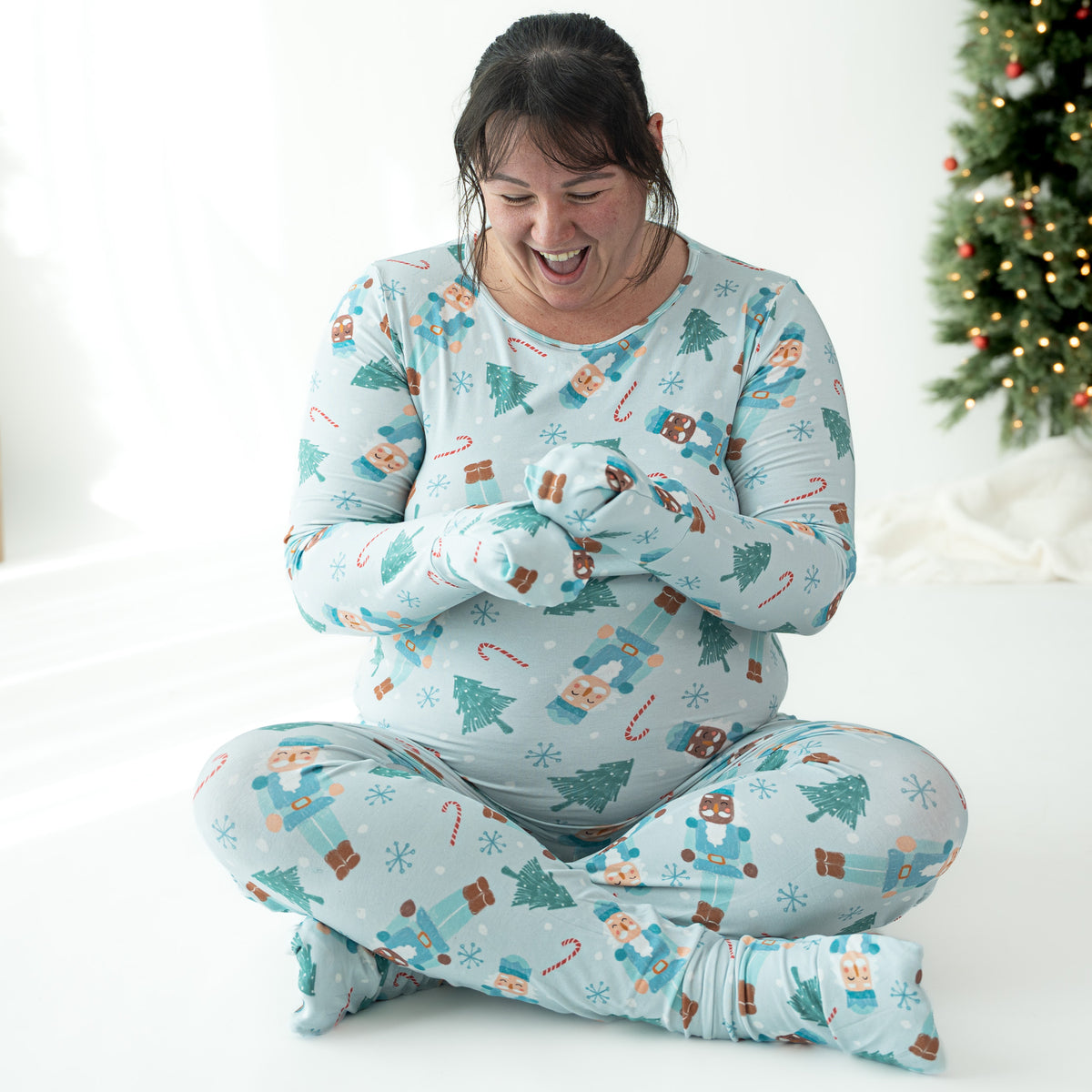 Frosted Flurry Soldiers At Your Leisure Essential Adult Romper