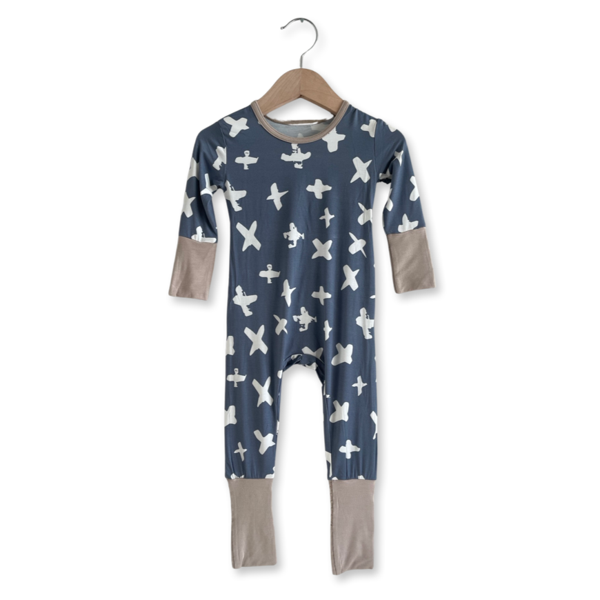 X Marks the Spot (Blue) Day to Night Romper