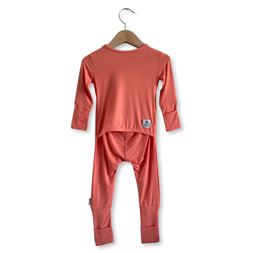 Coral Day to Night Romper