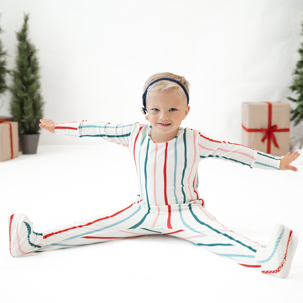 Making Spirits Stripe Day to Night Romper Luxe Edition | Cotton Bamboo Blend