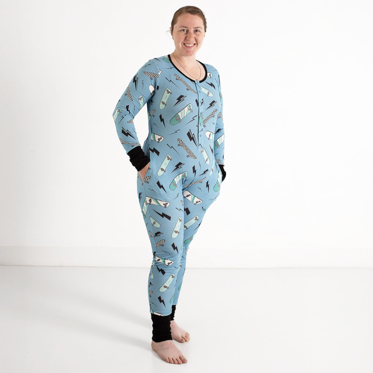 Rad Rides At Your Leisure Snap Down Adult Romper