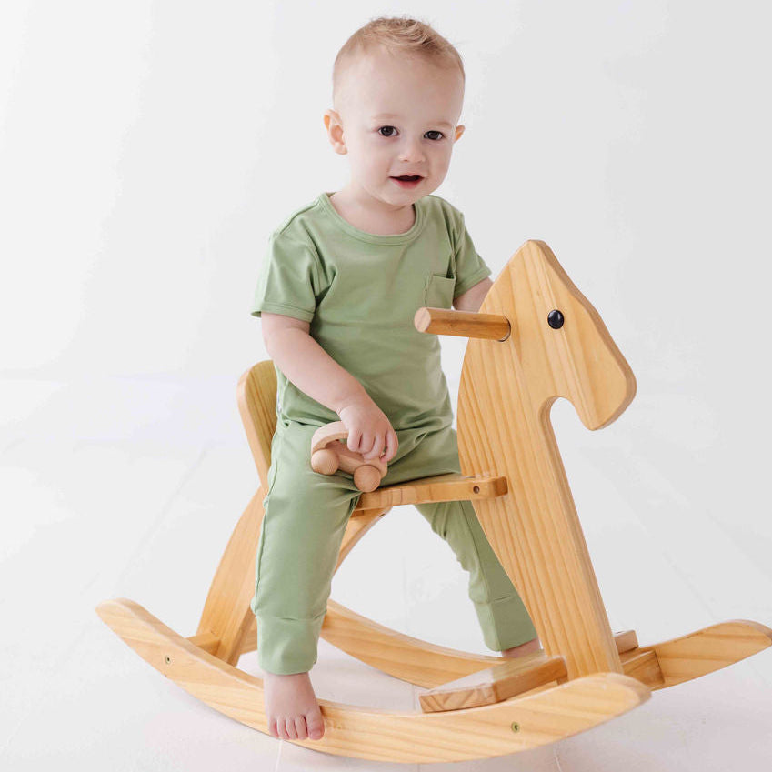 Matcha Short Long Romper Luxe Edition | Cotton Bamboo Blend