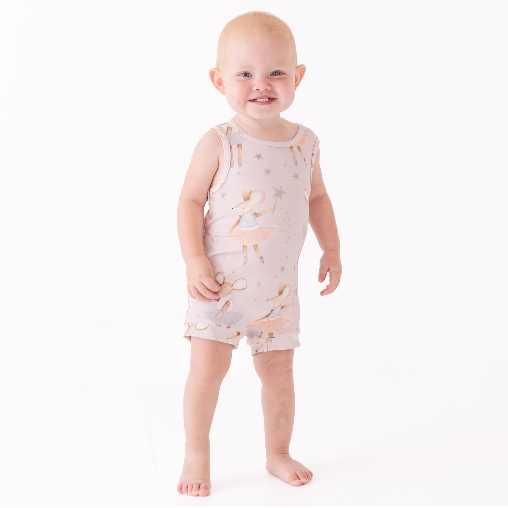 Dainty Dancers Sleeveless Shorty Romper