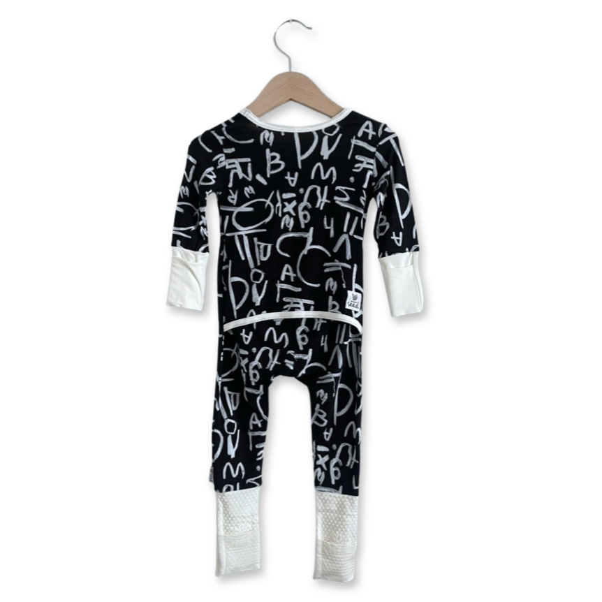 Alphabet for Autism Day to Night Romper