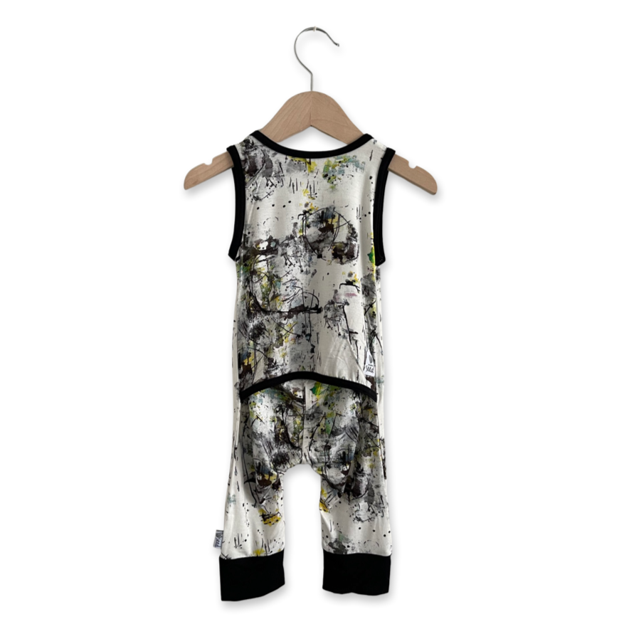 Caden & Crew Color Art for Autism Sleeveless Romper