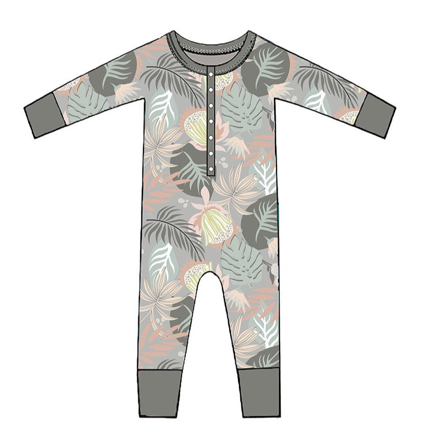Paradise At Your Leisure Snap Down Adult Romper
